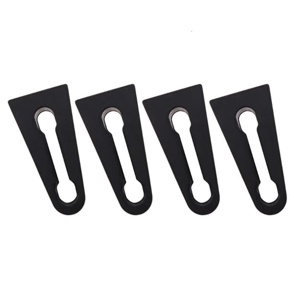 4Pc Quiet Noise Deaf Soundproofing Seal Car Door Lock Sound Deadener Damper Buffer Soundproof Deaf Seal Buffer