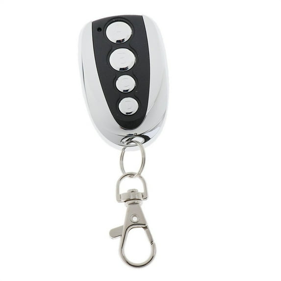 4Pc Remote Control Key Fob, Universal Duplicator For Garage Doors Gates With 4 Buttons And Keychain, For Home Security Diy Projects Car Alarms