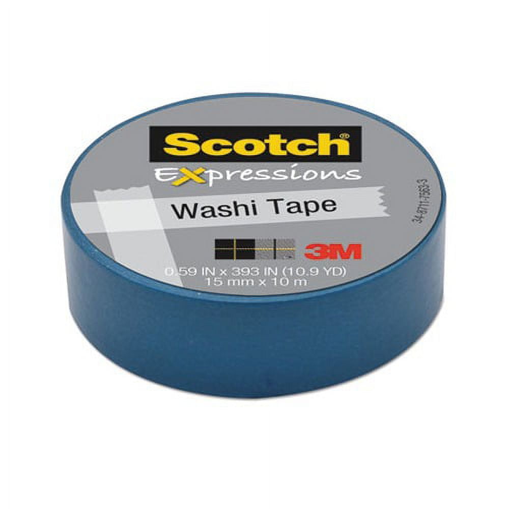 YUBX Basic Washi Tape Set 12 Rolls Dot & Grid Masking White Decorative  Tapes 