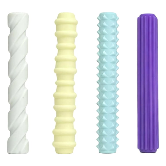 4Pc Soft Silicone Pen Grips, Ergonomic Non-Slip Writing Grips, Comfortable Anti-Fatigue Pen Grip Covers, Handwriting Comfort Aids, Anti-Slip Pen Holders for All Standard Pens, Pencils and Markers