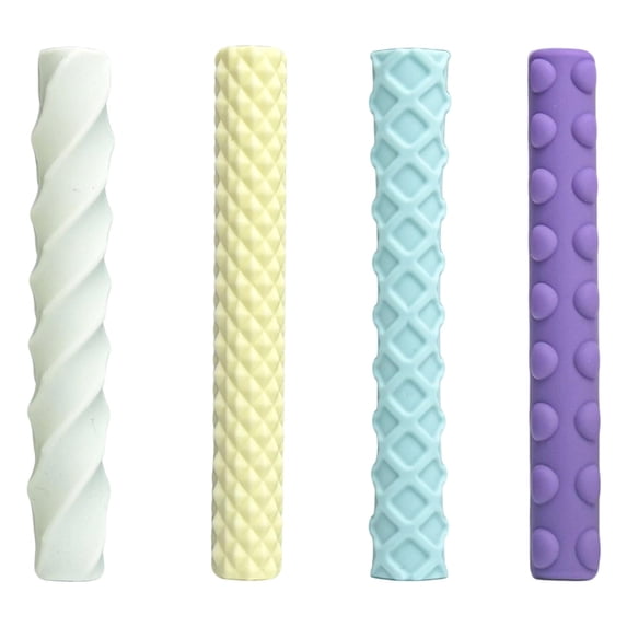 4Pc Soft Silicone Pen Grips, Ergonomic Non-Slip Writing Grips ...