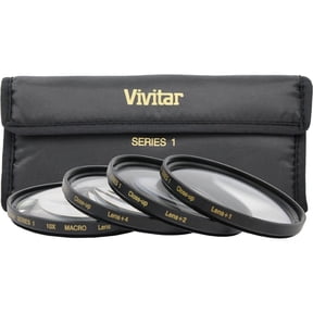 4Pc Vivitar Close Up Macro Lens Set For Canon EOS M EF-M 18-55mm STM Kit (52mm Compatible)