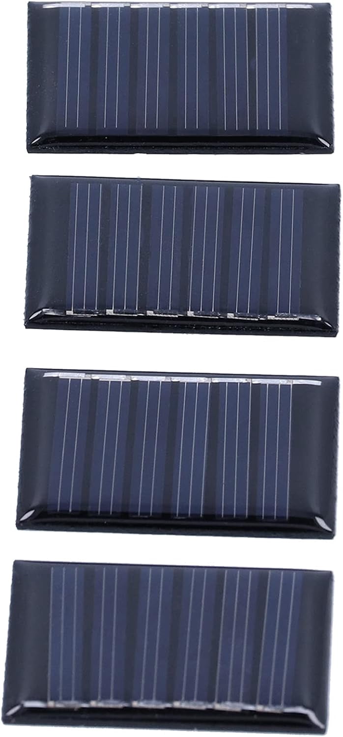 4 Mini Panneaux Solaires 3V 0.15W - Parfaits Pour Projets DIY, Jouets & Gadgets Low Energy