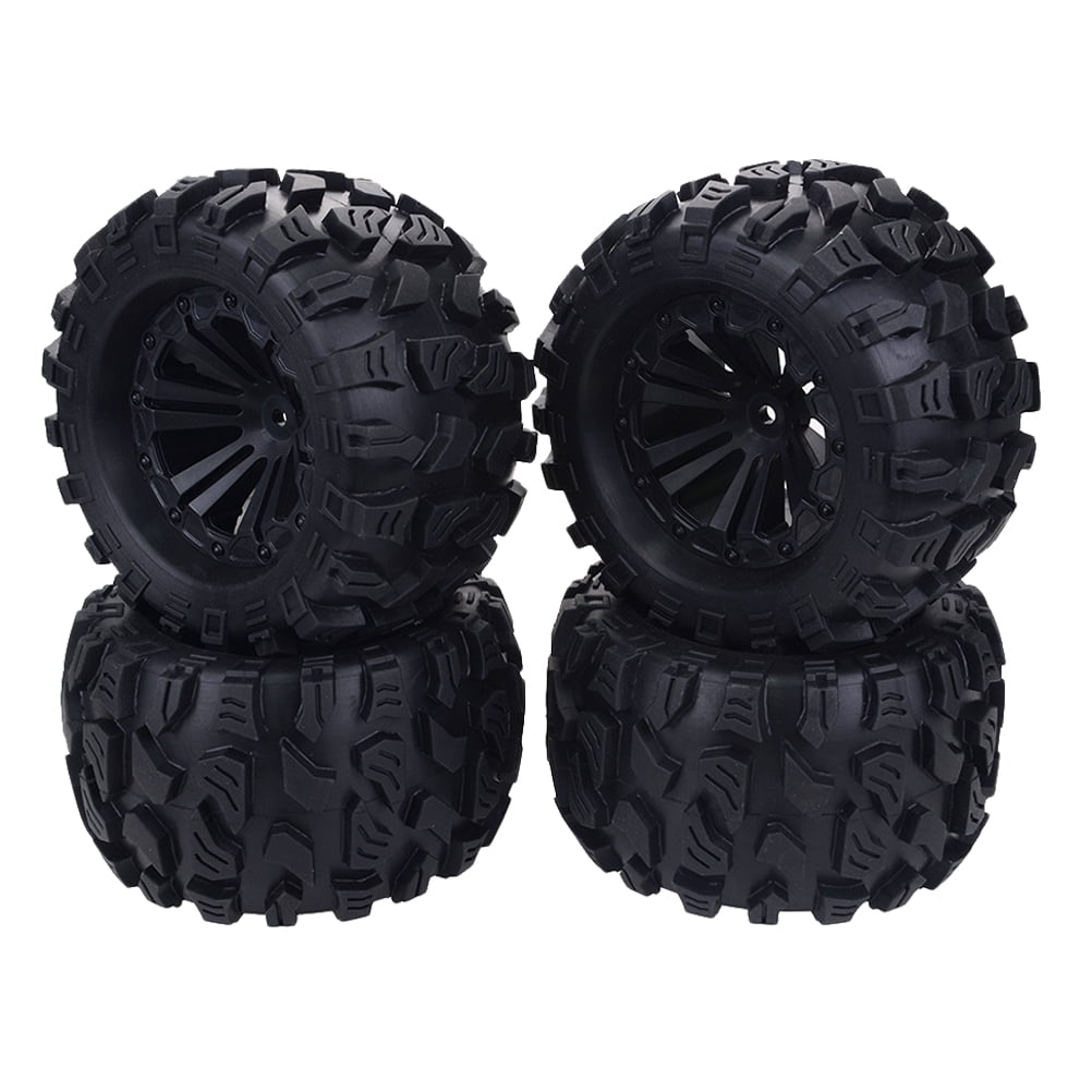 4Pcs 1/10 Toy Car Vehicle Wheel Car Toy Accessories DIY Plastic Wheel