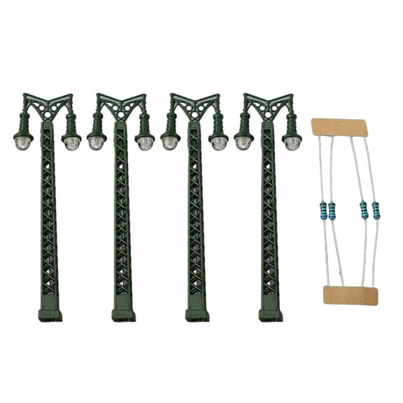 4Pcs 1: 160, Suitable For N Gauge Model Railway Lights Lattice Mast Light, N Gauge Light Layout Model In Stock