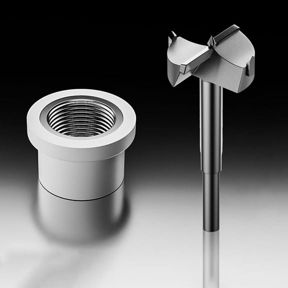 4Pcs 1/2'' Thread Water Pipe Fittings 26.5Mm Boring Drill Bit Set For Ppr Water Pipes Internal Thread Repair Tool