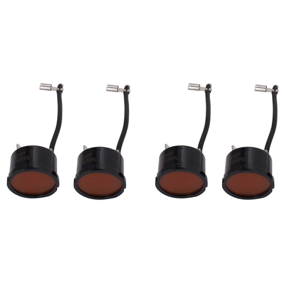 4Pcs 1/2HP 375W Refrigerator Thermal Overload Protector Compressor Replacement Part for Mini Refrigerator, Wine Center