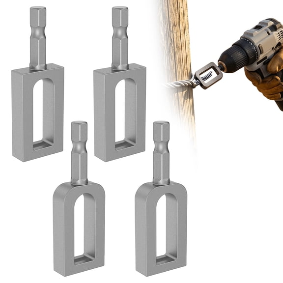 4Pcs 1/4 Inch Drill Wire Twisting Tool High Hardness Fence Wire Twister for Electric Drill Farm Fencing Rebar Tie and Greenhouse Binding