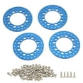 thumbnail image 1 of 4Pcs 1.9in Wheel Outer Rings Rims Increase Stability CNC Machining Aluminum Alloy RC Wheel Outer Rings Rims, RC Beadlock Wheel Rim Replacement Ring for 1/10 RC[blue], 1 of 5