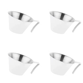 4Pcs 100ml Coffee Measuring Cup with Scale Espresso Coffee Cup Kitchen Tool Practical Ounces Cup