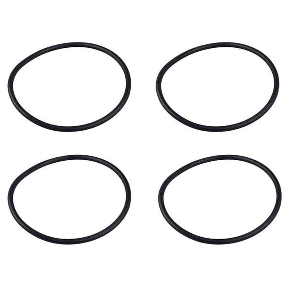 4Pcs 110mm x 5mm Black Rubber Industrial Flexible O Ring Seal Washer