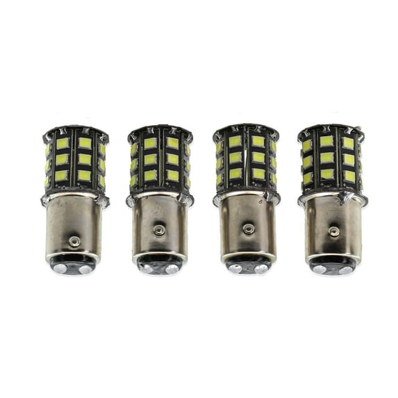 4Pcs 1157 LED Tail Brake Stop Reverse Parking Turn Signal Light Bulb Super White