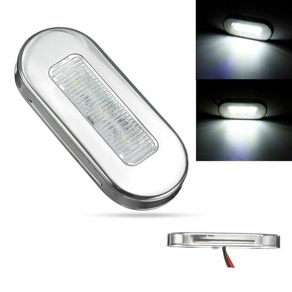 4Pcs 12V LED Courtesy Light Yacht Marine Boat Cabin Deck Lamp Waterproof For Yacht RV Camper Cabin Car Trailer Pontoon