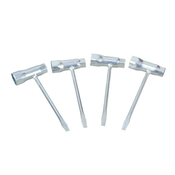 4Pcs 13-19mm Sparks Plug Wrench Socket Tool Handle Spanner Set for Motorcycle