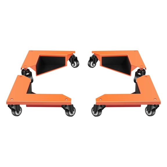4Pcs 1409 lbs Load Furniture Dolly Desk Cabinet Corner Mover Moving Carrier Roller