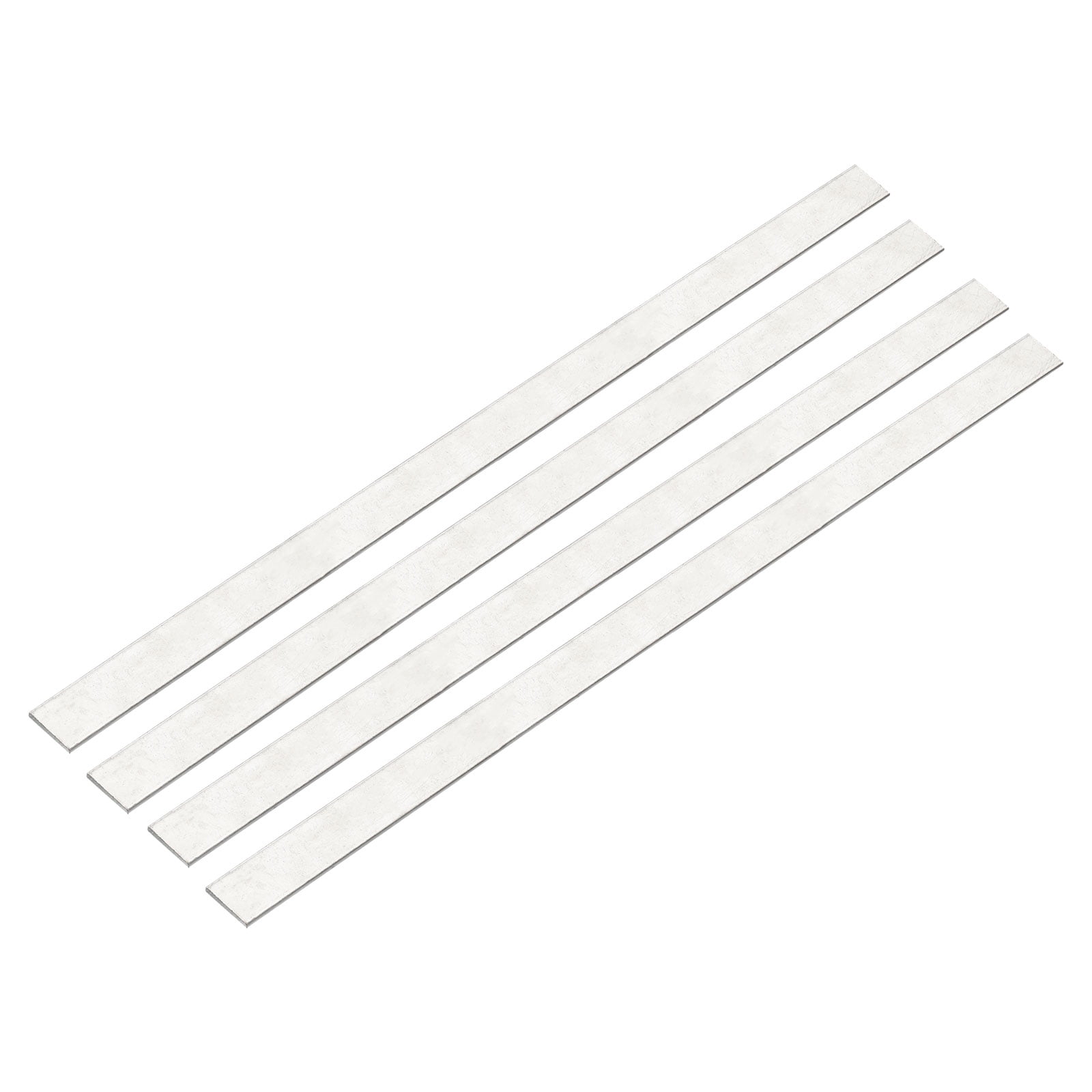 4Pcs 15.8" x 2/5" Copper Flat Bar,1/8" Thickness Tinned Copper Bar