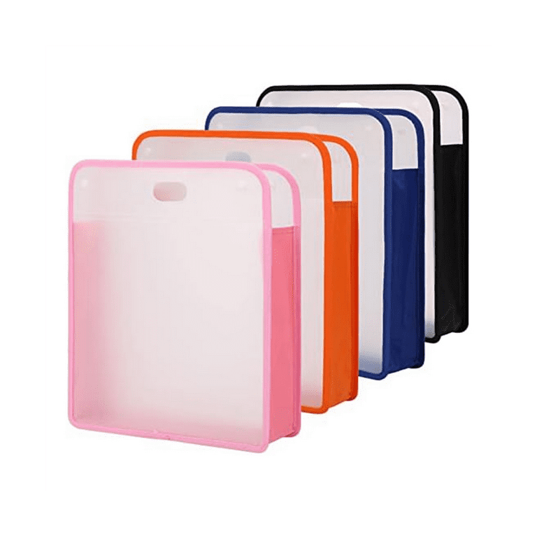 4Pcs 15.8x13x3Inch Scrapbook Paper Storage Organizer Box,12x12 Sheets 
