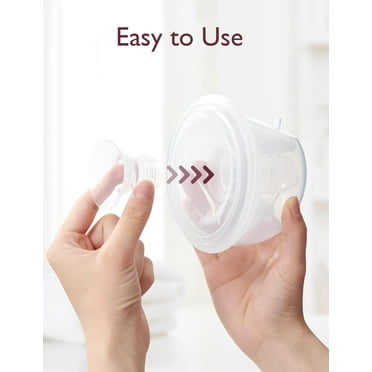 4Pcs 15mm Insert for Breast Pump Replacement Accessories, Flange Insert Compatible with 24mm Flange/Shield of Breast Pumps,Easy to Replace Practical Milk Collection Accessories