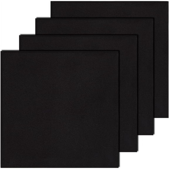 4Pcs 15x15 Inch Air Conditioner Filters Square Air Condition Filters Replacement Activated Carbon Air Filter Sponge Sheet 6mm Thick.