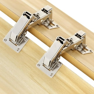 Luokim 4pcs Frameless Cabinet Door Concealed Hinges,Soft-Close