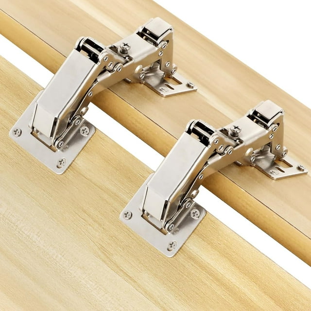 4Pcs 175 Degree Hinges, Silent Soft Close Doors Hinges