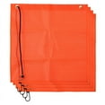 thumbnail image 1 of 4Pcs 18x18 inch Mesh Safety Flags Orange Warning Flag Bungee Safety Flag Good Visibk9164, 1 of 6