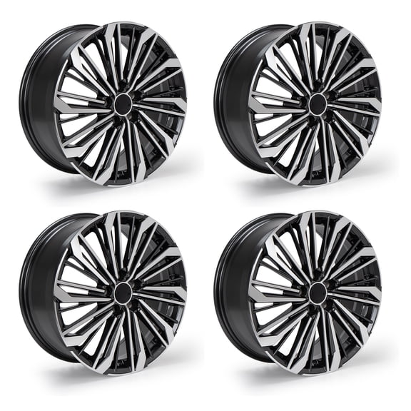 4Pcs 19" Wheel Rim 19x8-inch 5 Lug Gunmetal Gray, for Nissan Altima 2023-2024, Replacement Alloy Rim