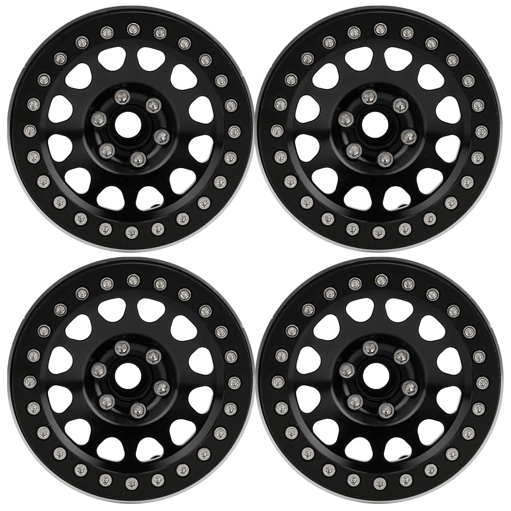 4Pcs 2.2in Metal Lock tire Wheel Hub Heavier Accessory for Rock Crawler