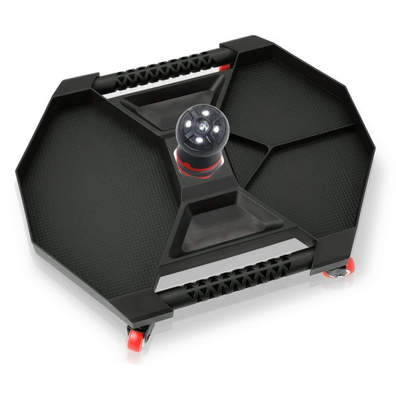 4Pcs 2" Castersload Swivel Casters Wheel Automotive Rolling Tool Creeper with Lamp