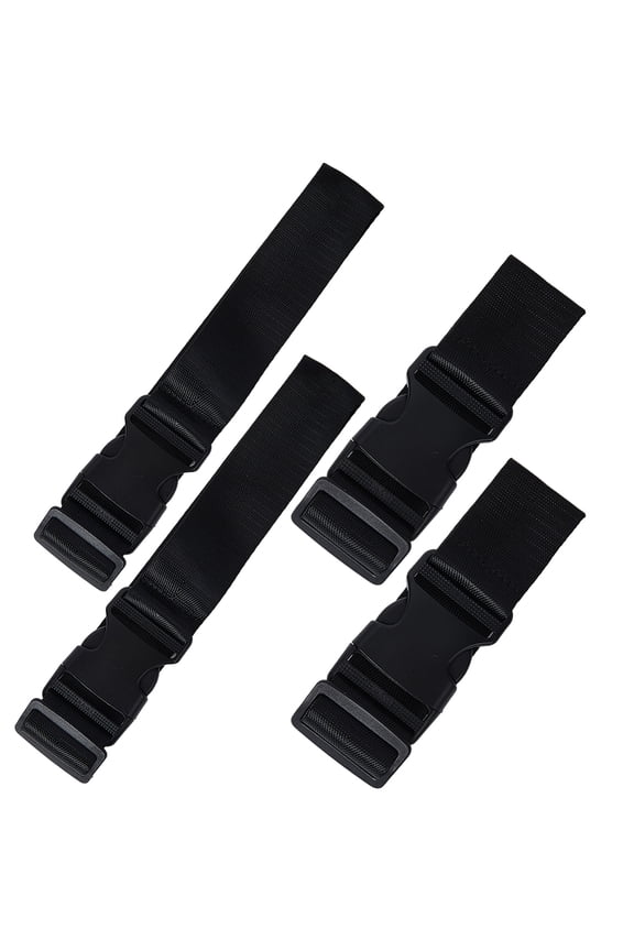 4Pcs 2 Styles Luggage Strap Suitcase Belt Add A Bag Luggage Straps Adjustable Travel Luggage Connect Attachment Backpack Carry Clip Strap with Release