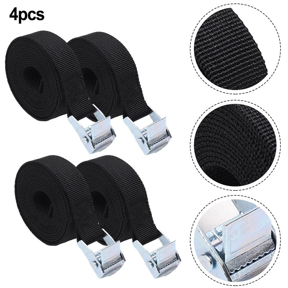 4Pcs 20mm*2m Cooler Tie Down Straps to Boat Deck Truck Bed Prevent Sliding