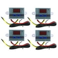 4Pcs 220V Ac Digital Led Temperature Controller XhW3001 for Incubator