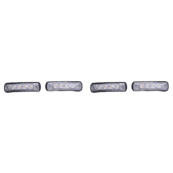 4Pcs 24V Truck LED Sun Visor Light Sunshade Light for MAN Truck TGX Truck TGS 81252606121