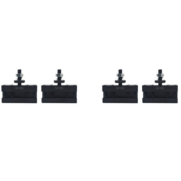 4Pcs 250-201 Quick Change Tool Holder Turning and Facing Tool Holder for Lathe Cutter Cutting Tool Bits