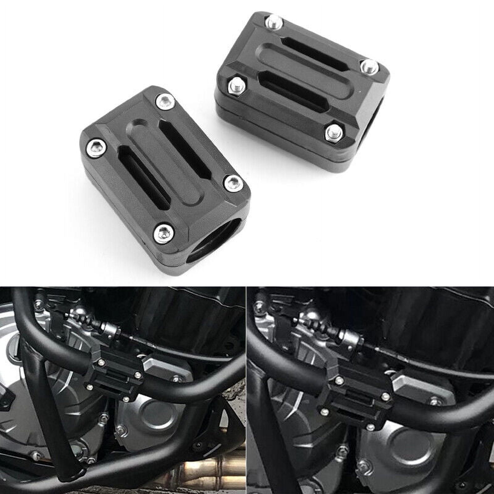 4Pcs 25mm Motorcycle Engine Protection Guard Bumper Decor Block For BMW ...
