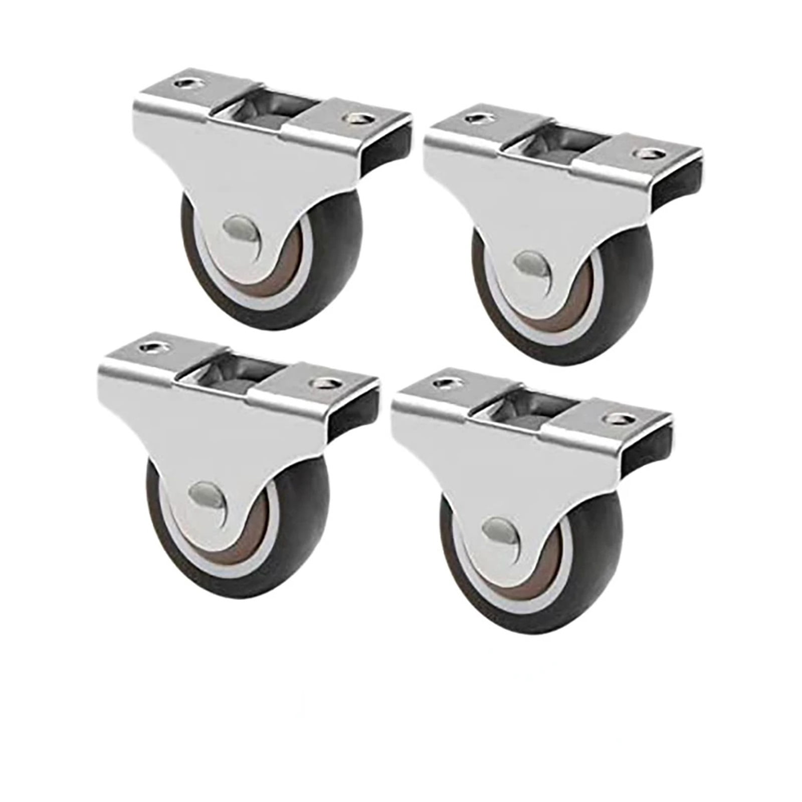 4Pcs 25mm Rubber Chair Rollers Heavy Duty Office Chair Caster Wheels For Hardwood Carpet Tile Floors Furniture Hardware ,Reliable