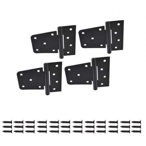 4Pcs 3.5inch Thick Heavy Duty Door Hinge Replacement Garden Gate Hinge Hardware Barn Door Gate Hinge for Furniture