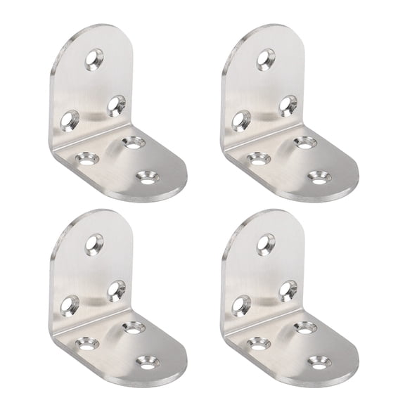 4Pcs 3 Hole Corner Brace Rusts Resistant Furniture Reinforcement Brackets