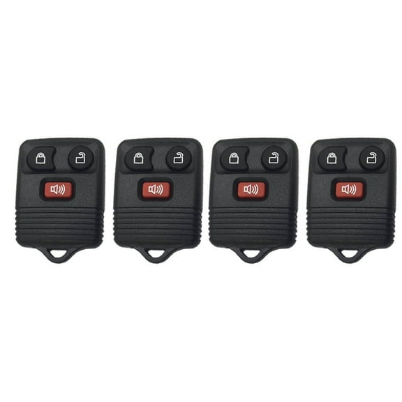 4Pcs 3 Keys Remote Car Key Fob Fit for 1999 2000 2001 2002 2003 2004 2005 2006 2007