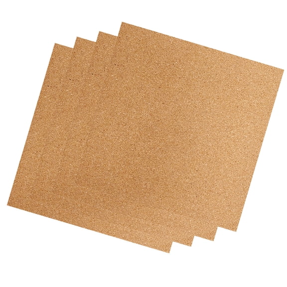 4Pcs 300X300mm Square Cork Board Sheet Heat Resistant Cabinet Protective Tabletop Crafting Project for H2D Printer
