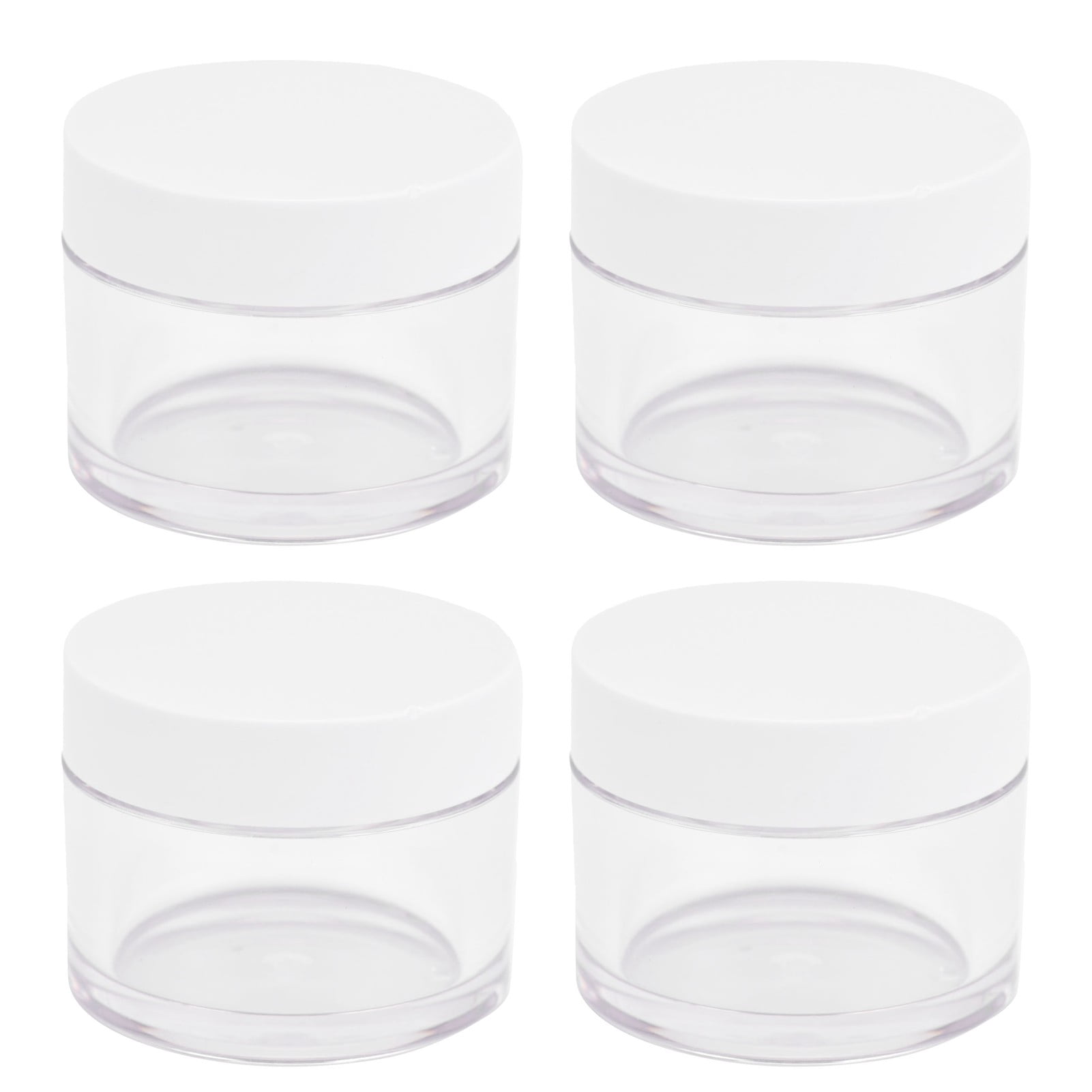 4Pcs 30g Cream Container Round Reusable Make Up Lotion Cosmetic Jar ...