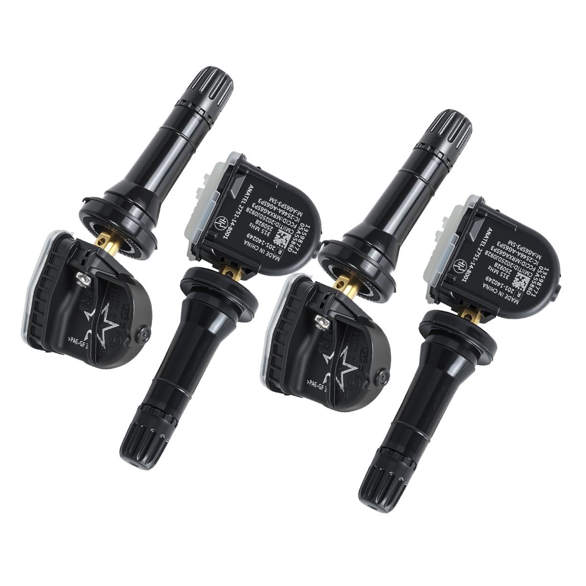 4-Pack 433MHz TPMS Sensors For GMC Sierra 1500/2500 – Pre-Programmed, Direct Fit
