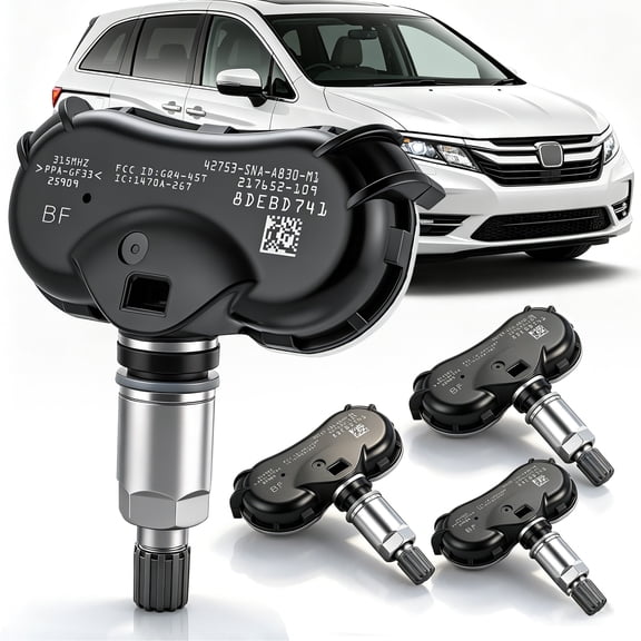 4Pcs 315MHz TPMS Tire Pressure Sensors for Honda Odyssey Touring 2011-2016, Replaces OEM 42753-SNA-A83 42753-TR0-A810-M1