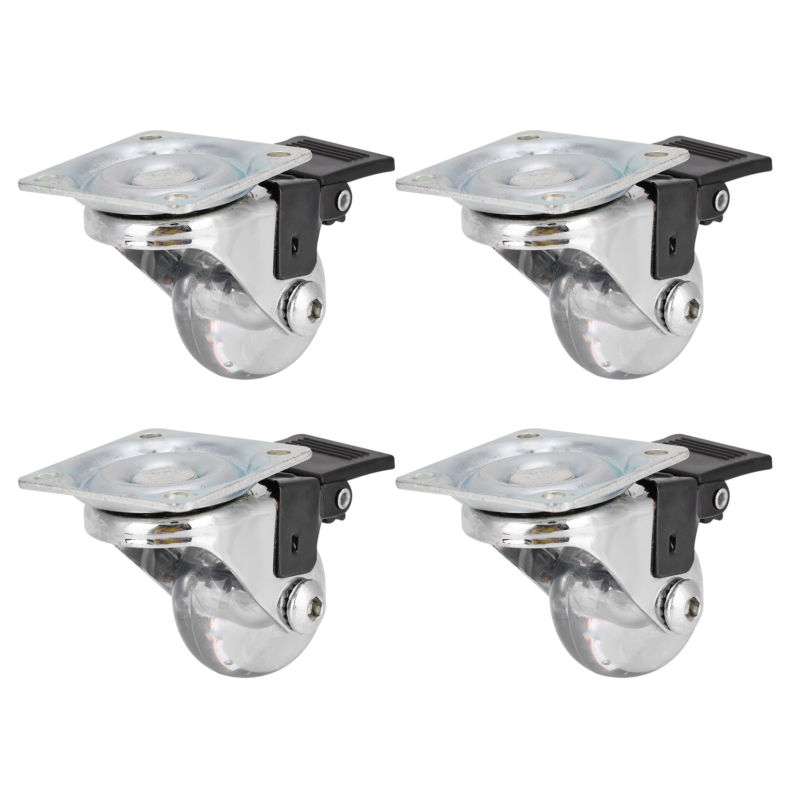 4Pcs 360 Degree Rotating Universal Casters Wheels for Office