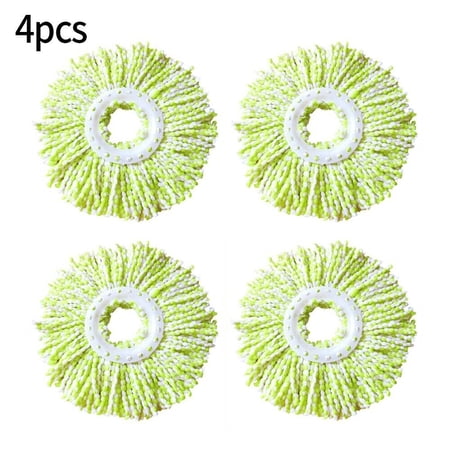 4Pcs 360° Spin Mop Replacement Head Standard Size Microfiber Mop Head Refills