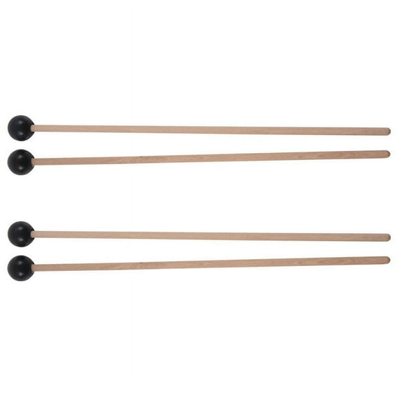4Pcs 38.8cm Glockenspiel Xylophone Mallets Plastic Head Sticks Beaters
