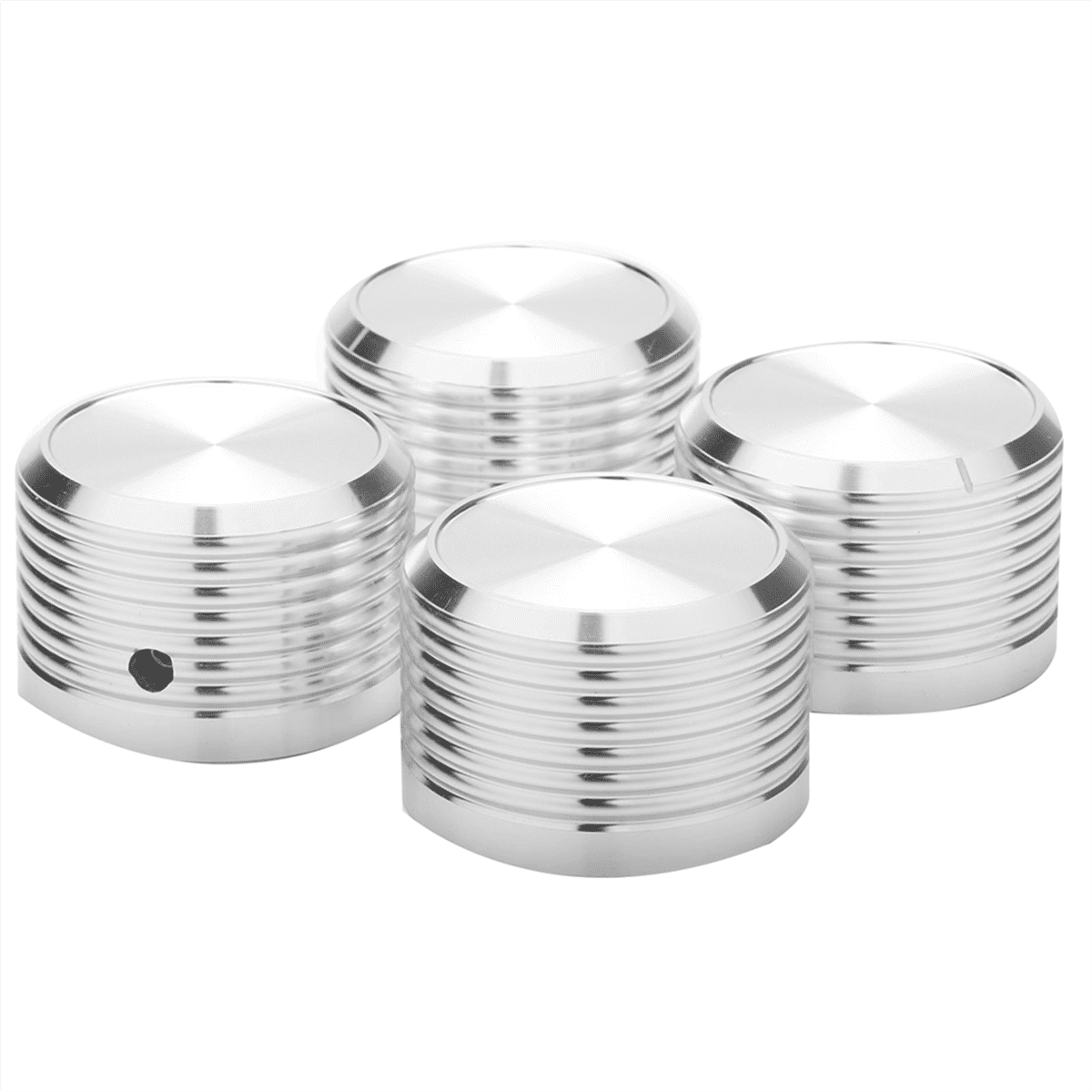 4Pcs 38x25mm Solid Aluminum Guitar AMP Amplifier Knob Amplifier Radio Player Potentiometer Volume Knob