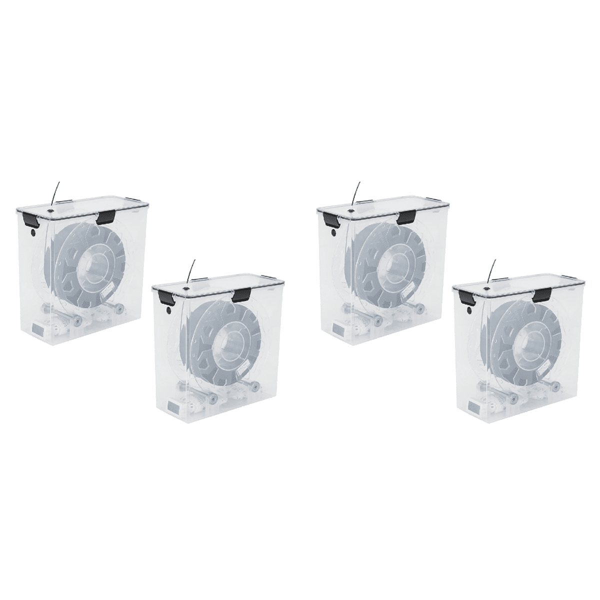 4Pcs 3D Printer Filament Dryer Box Airtight and Moisture- Real-Time Monitoring for 3D Printer PLA ABS Filaments