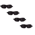 thumbnail image 1 of 4Pcs 3D Sleep Mask, Blackout Eye Mask, Contoured No Pressure, for Sleeping Travel, Night Blindfold Adjustable, for Men Women, By Preplabs, 1 of 9