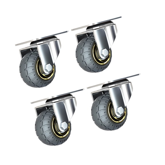 4Pcs 3inch Heavy Duty Furniture Wheel Castor for Furniture, Workbenches